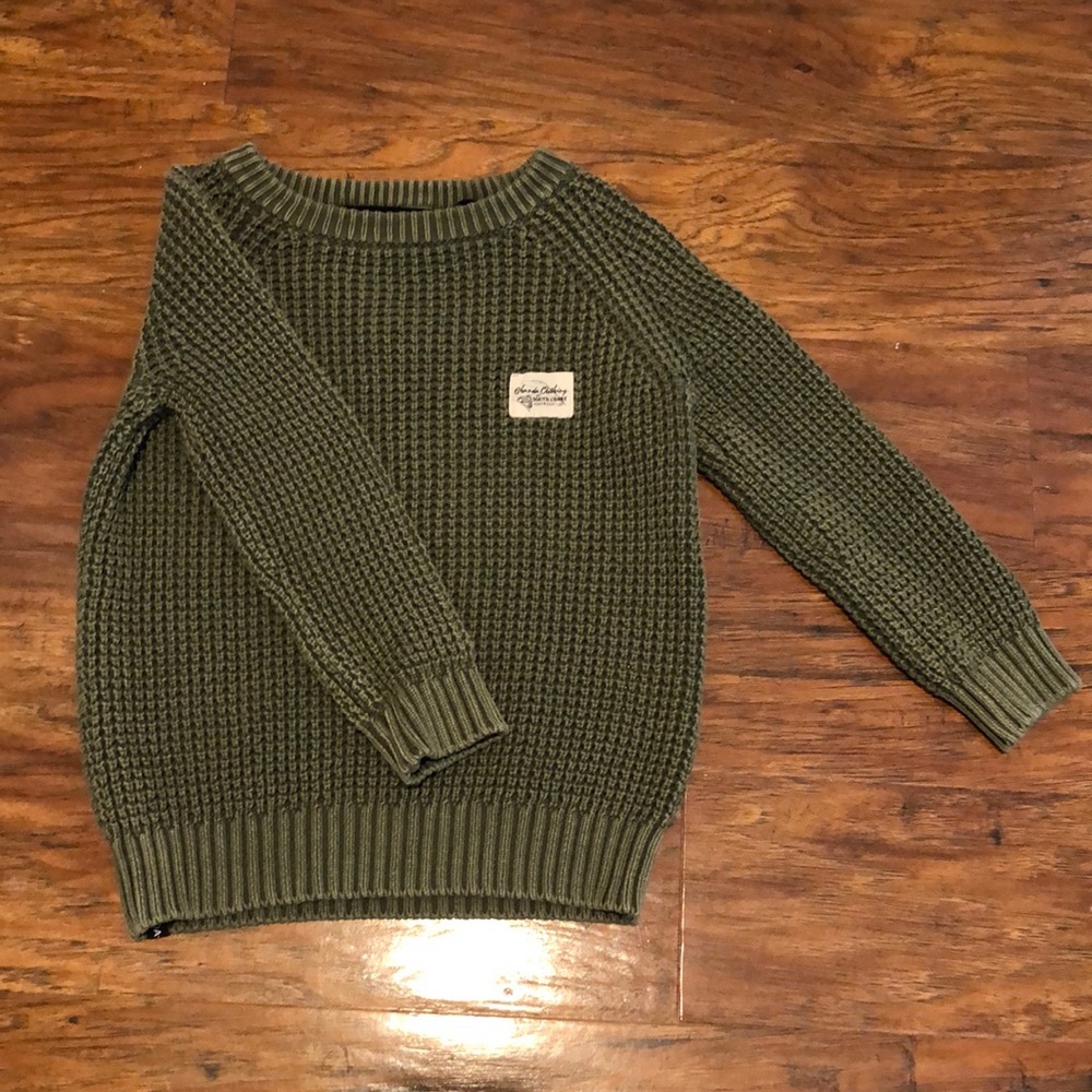 GHANDA Olive, Knit Sweater.